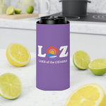 LOZ Lake of the Ozarks Purple Can Cooler