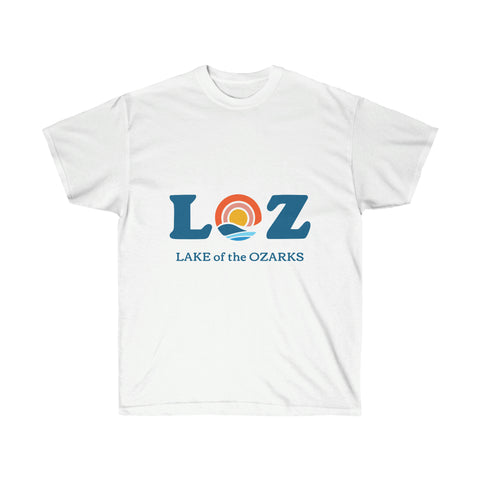 LOZ Lake of the Ozarks White Unisex Ultra Cotton Tee