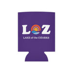 LOZ Lake of the Ozarks Dark Purple Can Cooler