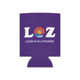 LOZ Lake of the Ozarks Dark Purple Can Cooler