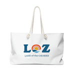 LOZ Lake of the Ozarks White Weekender Bag