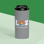 LOZ Lake of the Ozarks Light Grey Can Cooler