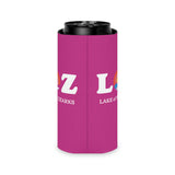 LOZ Lake of the Ozarks Dark Pink Can Cooler