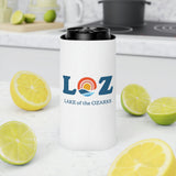 LOZ Lake of the Ozarks White Can Cooler