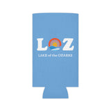 LOZ Lake of the Ozarks Light Blue Can Cooler