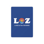 LOZ Lake of the Ozarks Dark Blue Custom Poker Cards