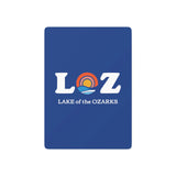 LOZ Lake of the Ozarks Dark Blue Custom Poker Cards