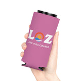LOZ Lake of the Ozarks Light Pink Can Cooler