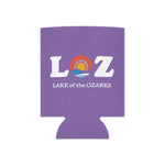 LOZ Lake of the Ozarks Purple Can Cooler