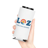 LOZ Lake of the Ozarks White Can Cooler