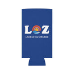 LOZ Lake of the Ozarks Dark Blue Can Cooler