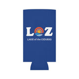 LOZ Lake of the Ozarks Dark Blue Can Cooler