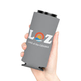 LOZ Lake of the Ozarks Light Grey Can Cooler