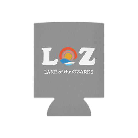 LOZ Lake of the Ozarks Light Grey Can Cooler