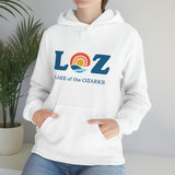 LOZ Lake of the Ozarks White Unisex Heavy Hooded Sweatshirt