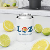 LOZ Lake of the Ozarks White Can Cooler