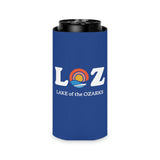 LOZ Lake of the Ozarks Dark Blue Can Cooler