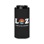 LOZ Lake of the Ozarks Black Can Cooler
