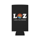 LOZ Lake of the Ozarks Black Can Cooler