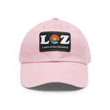 LOZ Lake of the Ozarks Dad Hat with Leather Patch
