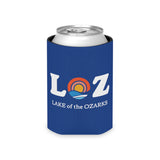 LOZ Lake of the Ozarks Dark Blue Can Cooler