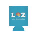 LOZ Lake of the Ozarks Turquoise Can Cooler