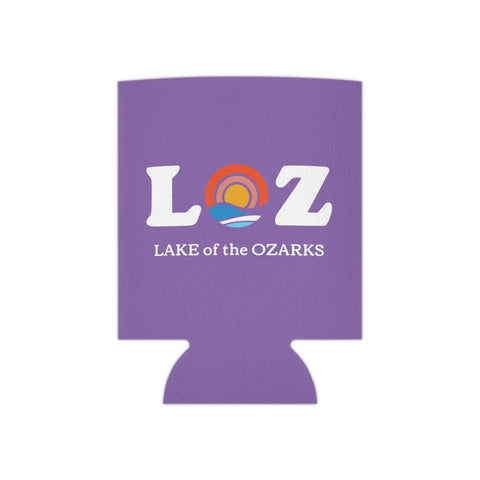 LOZ Lake of the Ozarks Purple Can Cooler