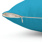 LOZ Lake of the Ozarks Turquoise Spun Polyester Square Pillow