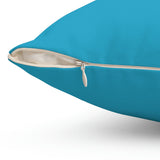 LOZ Lake of the Ozarks Turquoise Spun Polyester Square Pillow