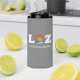 LOZ Lake of the Ozarks Light Grey Can Cooler