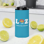 LOZ Lake of the Ozarks Turquoise Can Cooler