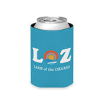 LOZ Lake of the Ozarks Turquoise Can Cooler