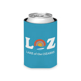 LOZ Lake of the Ozarks Turquoise Can Cooler