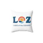LOZ Lake of the Ozarks Spun Polyester Square Pillow