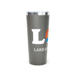 LOZ Lake of the Ozarks Black Copper Vacuum Insulated Tumbler, 22oz