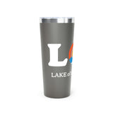 LOZ Lake of the Ozarks Black Copper Vacuum Insulated Tumbler, 22oz