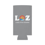 LOZ Lake of the Ozarks Light Grey Can Cooler