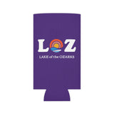 LOZ Lake of the Ozarks Dark Purple Can Cooler