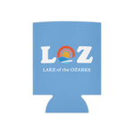 LOZ Lake of the Ozarks Light Blue Can Cooler