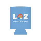 LOZ Lake of the Ozarks Light Blue Can Cooler