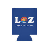 LOZ Lake of the Ozarks Dark Blue Can Cooler