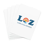 LOZ Lake of the Ozarks White Custom Poker Cards