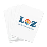 LOZ Lake of the Ozarks White Custom Poker Cards