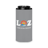 LOZ Lake of the Ozarks Light Grey Can Cooler