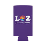 LOZ Lake of the Ozarks Dark Purple Can Cooler