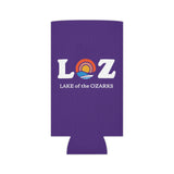 LOZ Lake of the Ozarks Dark Purple Can Cooler