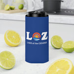 LOZ Lake of the Ozarks Dark Blue Can Cooler
