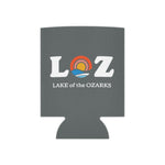LOZ Lake of the Ozarks Dark Grey Can Cooler