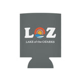 LOZ Lake of the Ozarks Dark Grey Can Cooler
