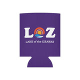 LOZ Lake of the Ozarks Dark Purple Can Cooler